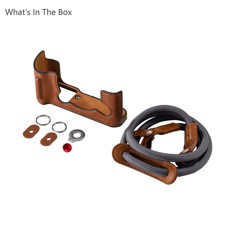 Fujifilm Camera X-T30 Ii - SmallRig 5670 Leather Half Case Kit