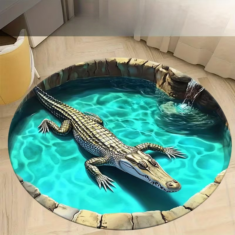 3D Realistic Crocodile Pool Ro - Electronics Repair Desk ulasan dan harga