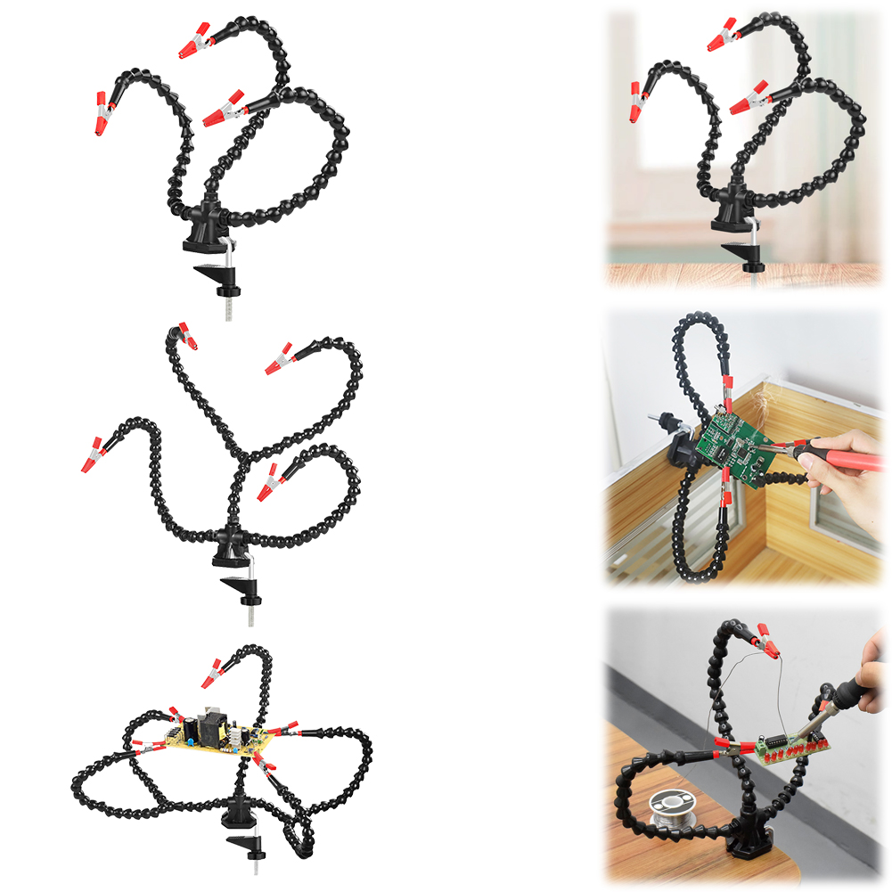 Desk Clamp Soldering Third Han - Electronics Repair Desk ulasan dan harga