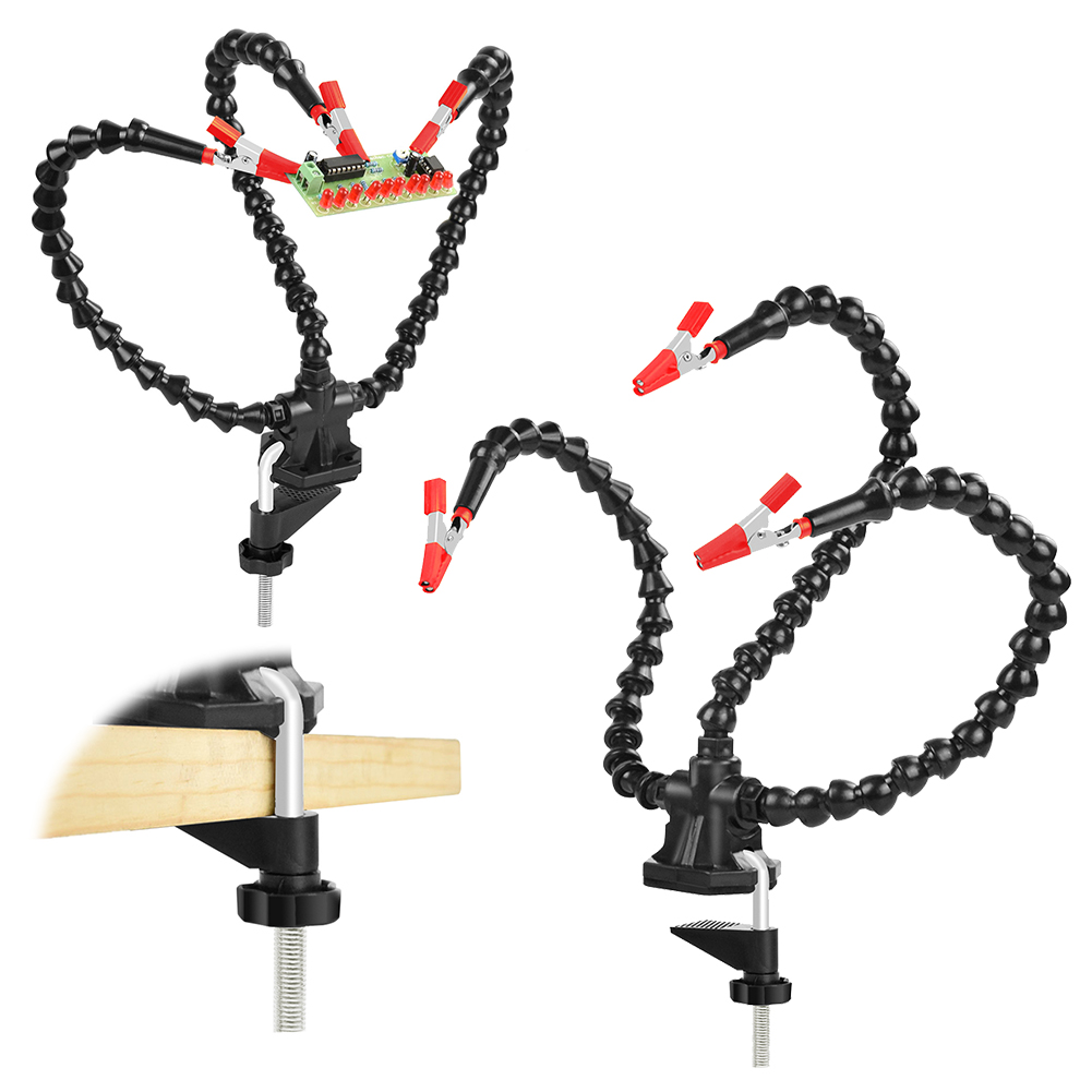 Desk Clamp Soldering Third Han - Electronics Repair Desk ulasan dan harga