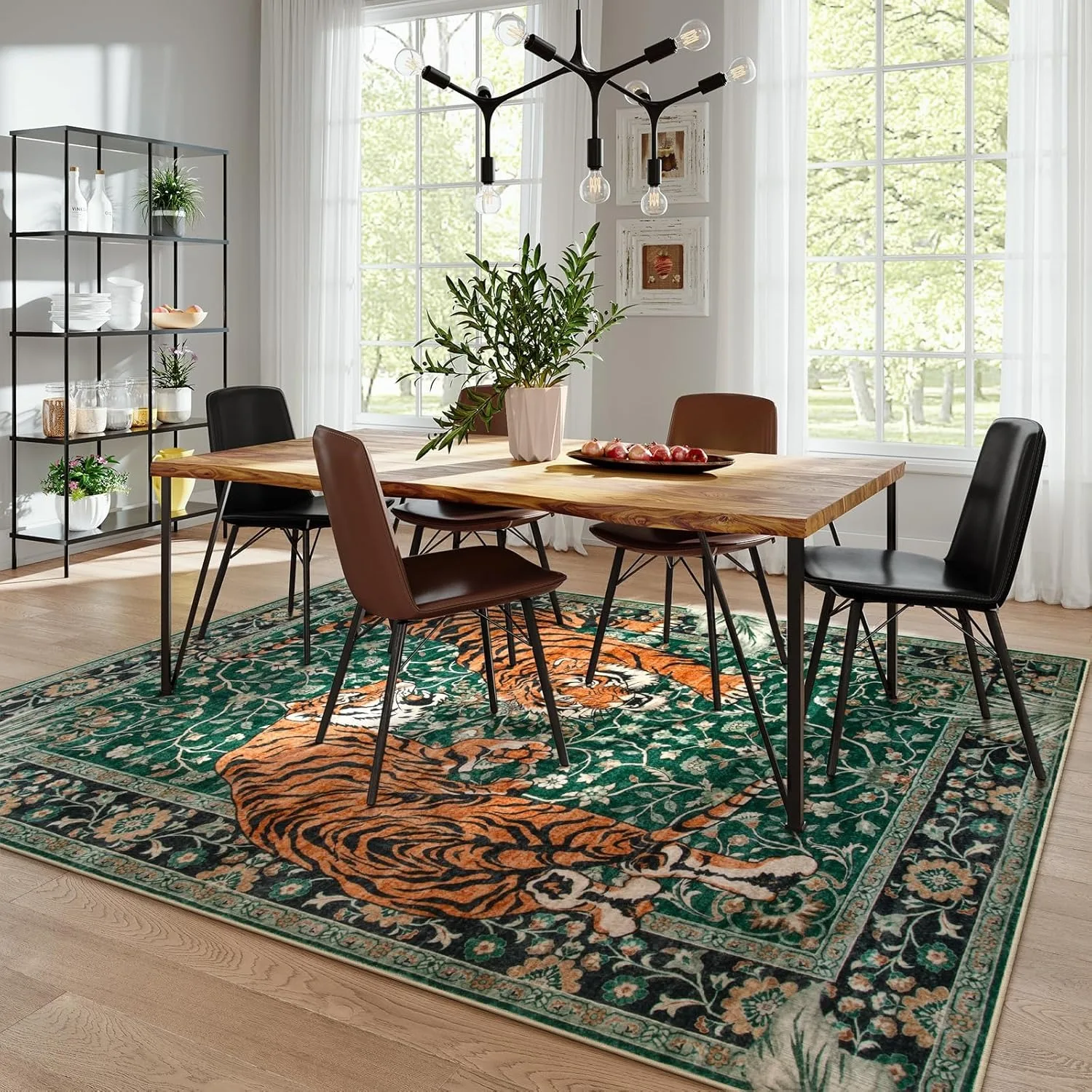 Jungle Tiger Rug for Living Ro - Electronics Repair Desk ulasan dan harga