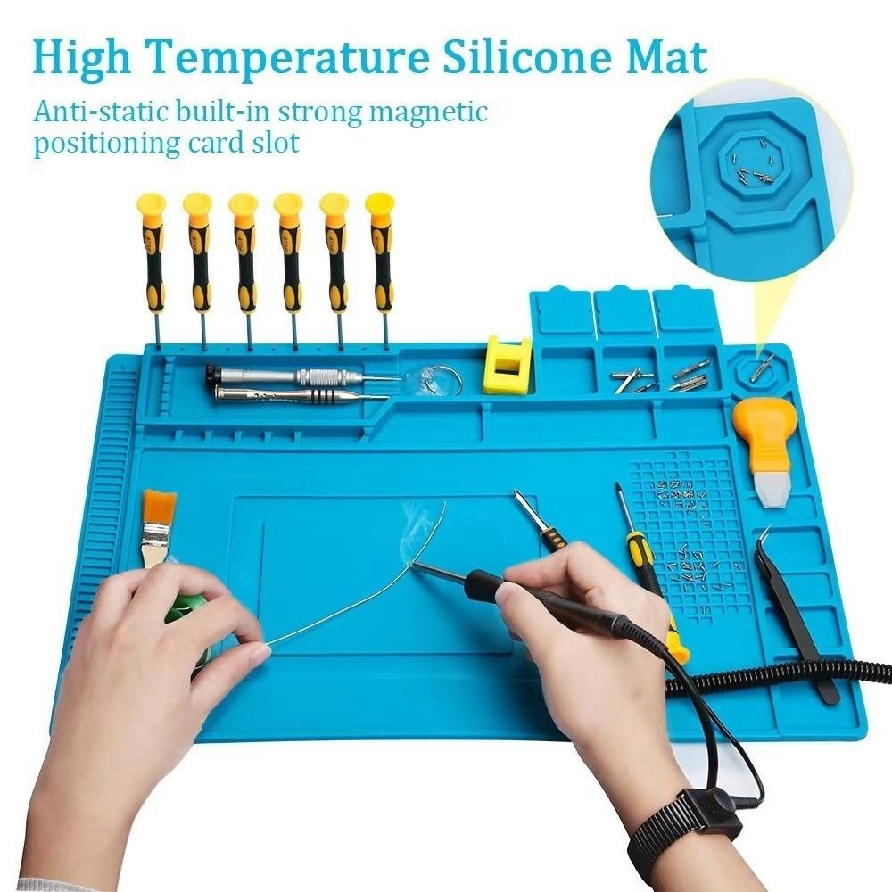 Silicone Soldering Station Mat - Electronics Repair Desk ulasan dan harga